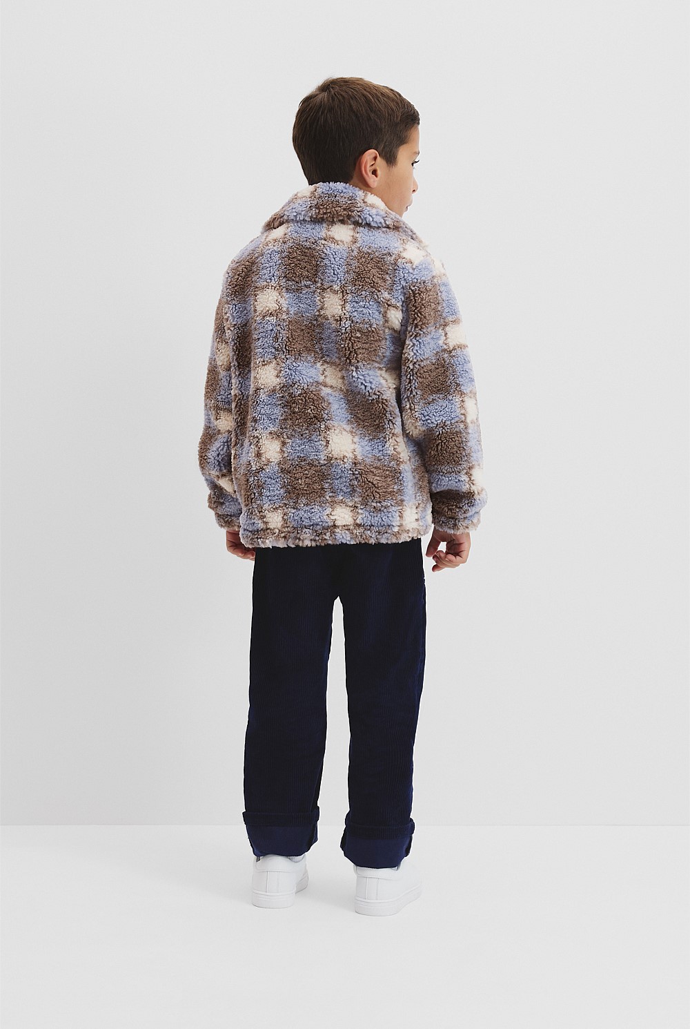 Check Sherpa Jacket