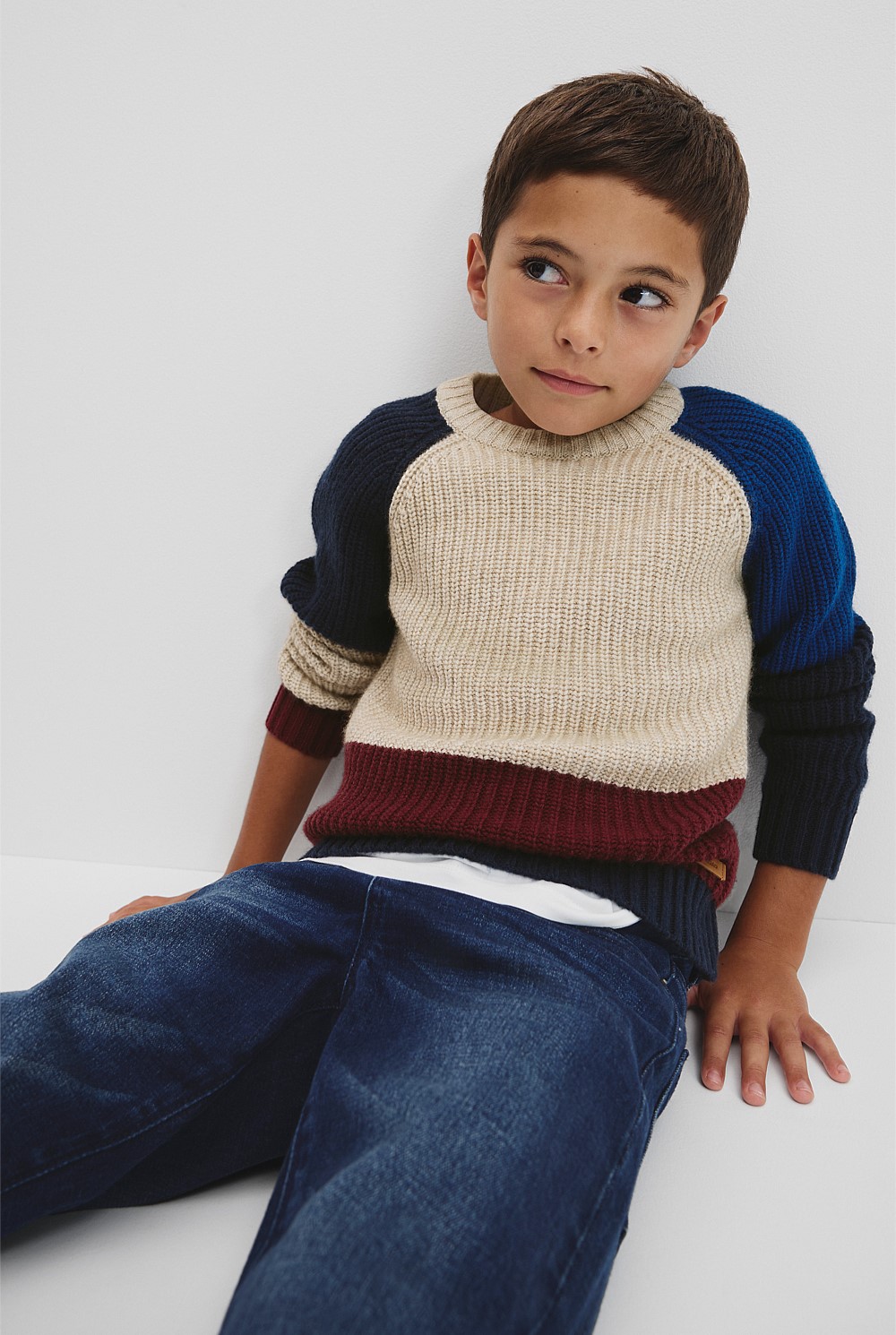 Colour Splice Knit