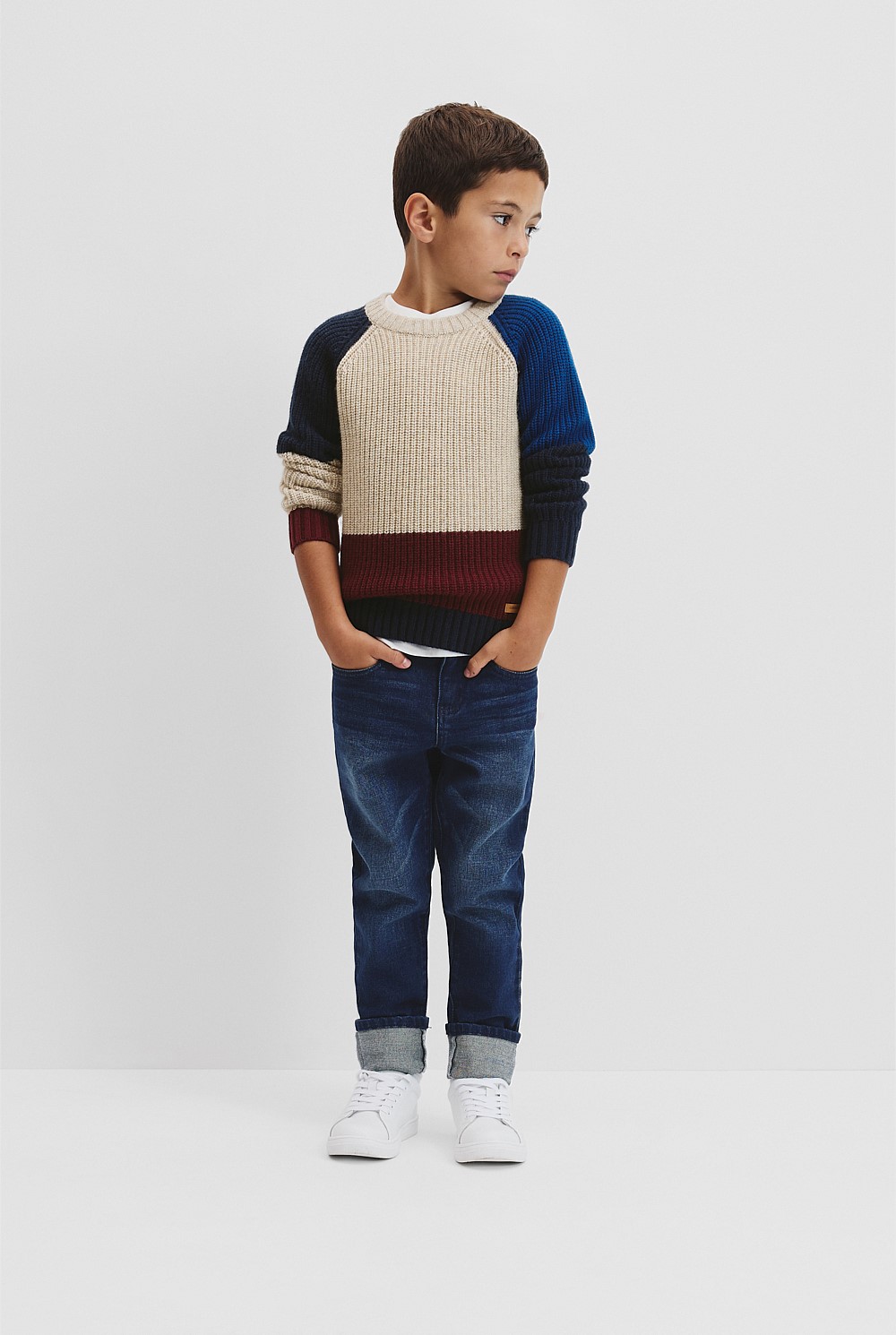Colour Splice Knit