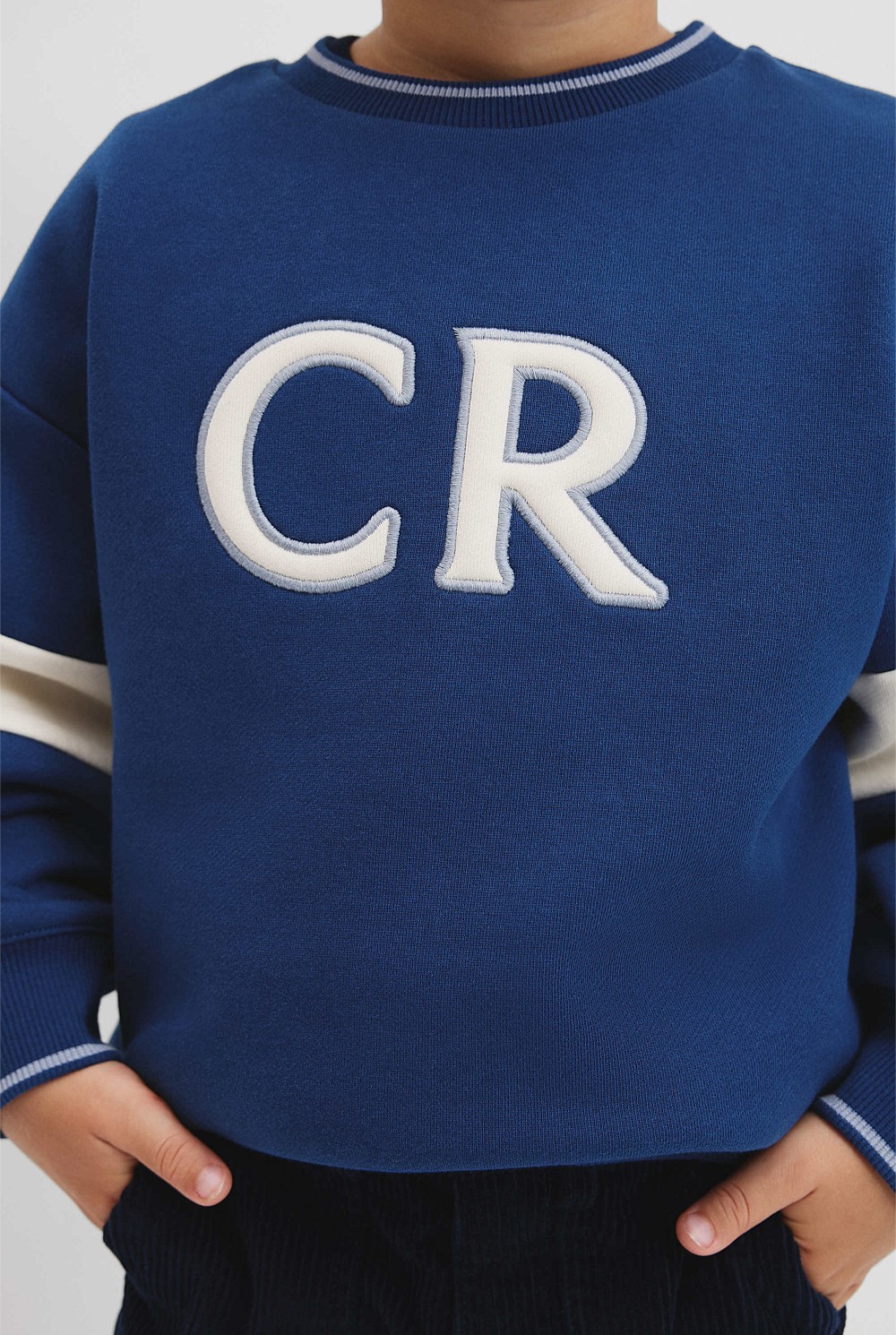 Oversized Country Road Panelled Sweat