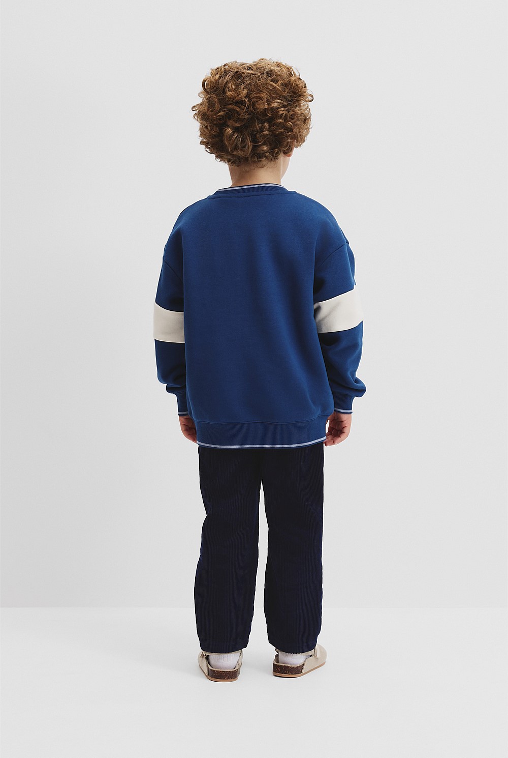 Oversized Country Road Panelled Sweat