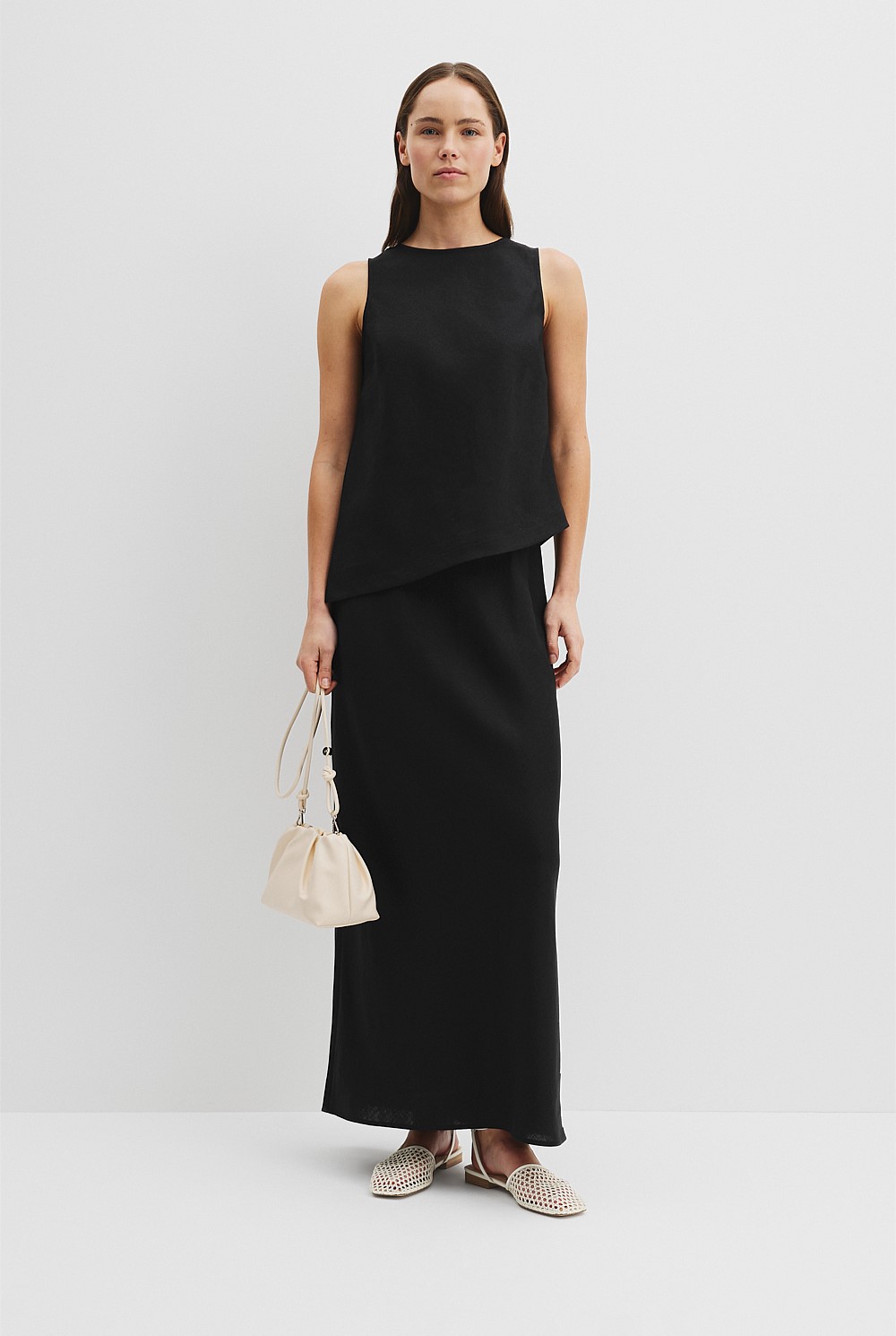 Organically Grown Linen Bias Tank