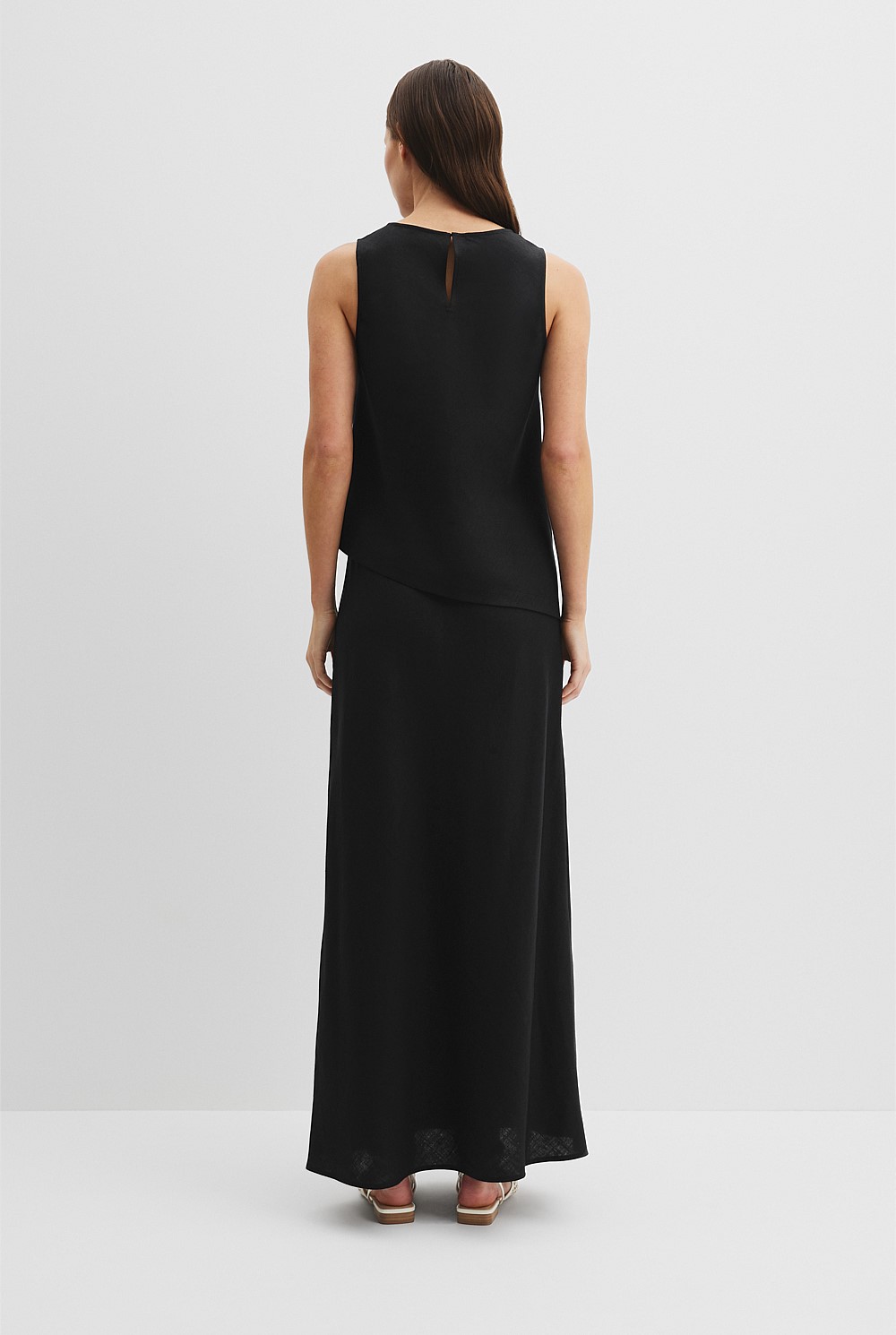 Organically Grown Linen Bias Tank