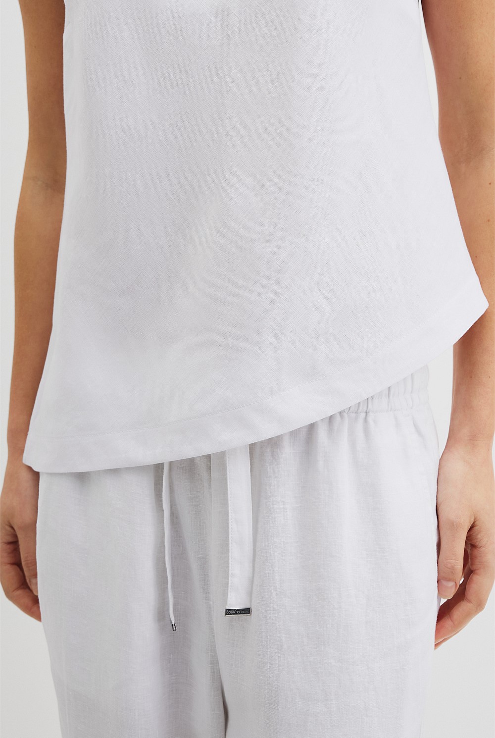 Organically Grown Linen Bias Tank