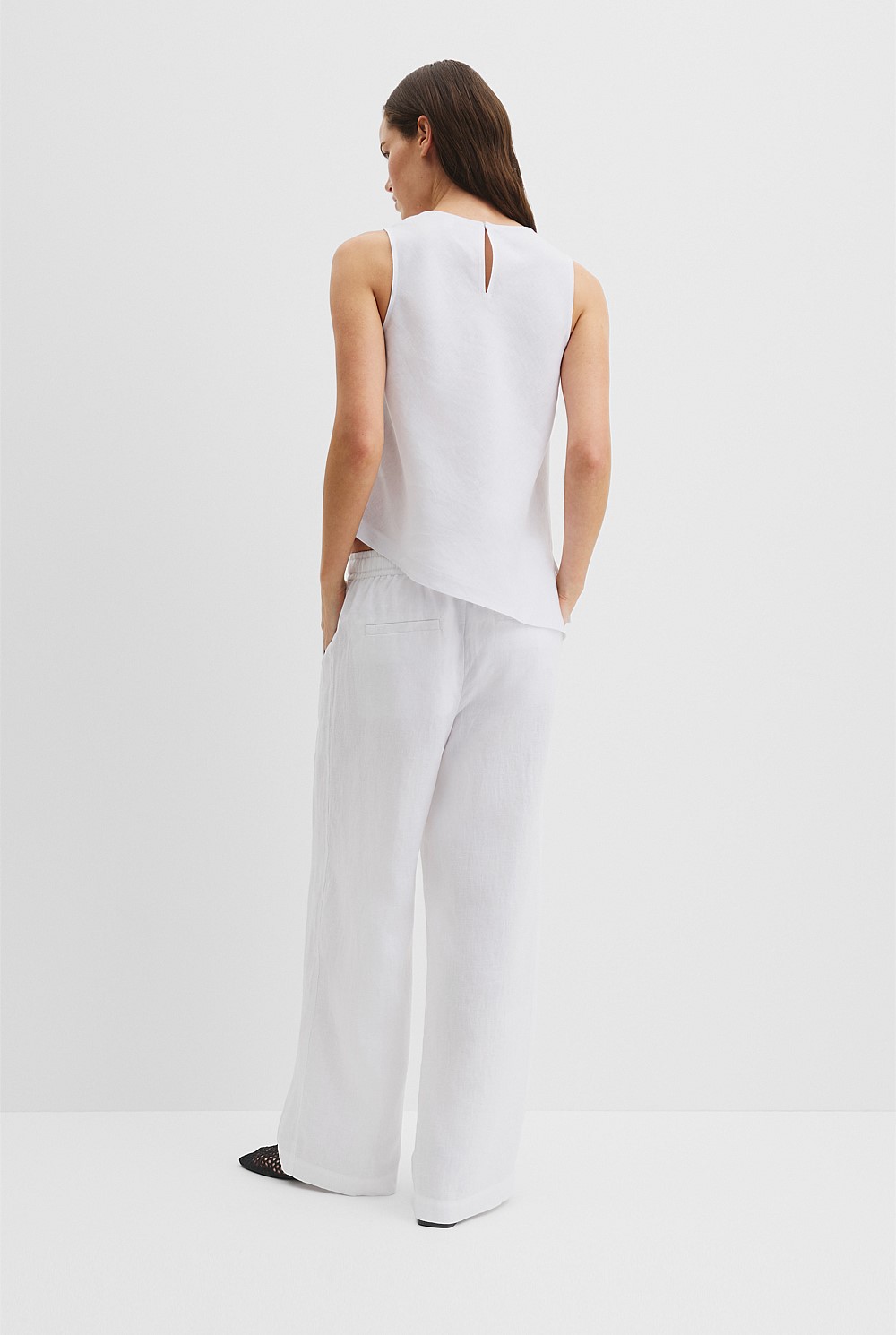 Organically Grown Linen Bias Tank