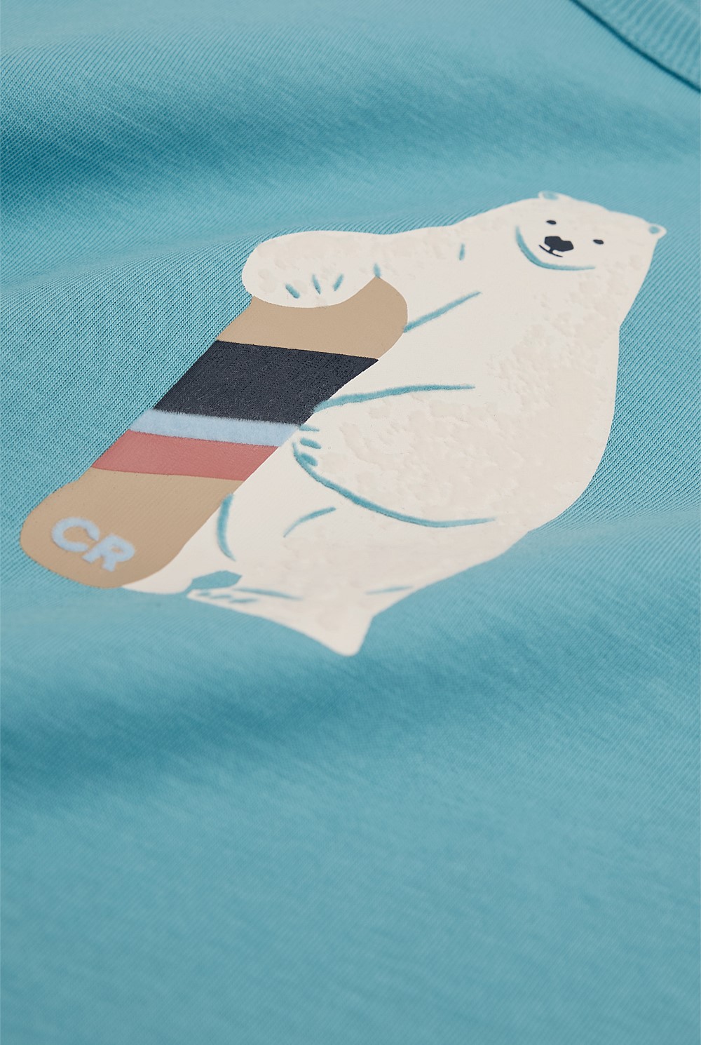 Organically Grown Cotton Polar Bear Long Sleeve T-Shirt