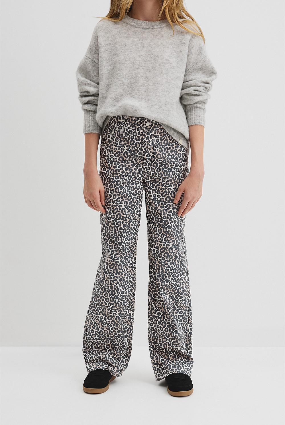 Teen Leopard Print Jean
