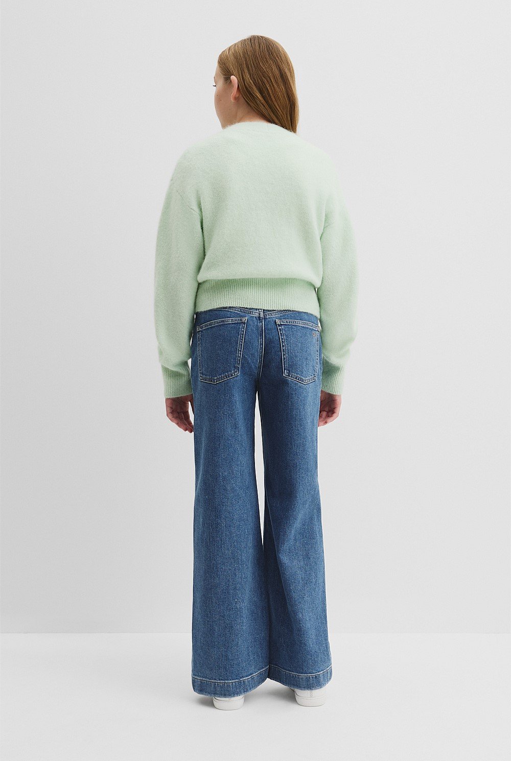 Teen Fluffy Knit Cardigan