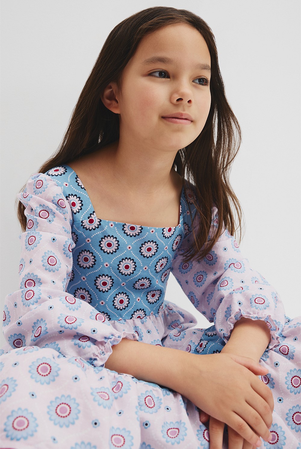 Bloom Splice Dress
