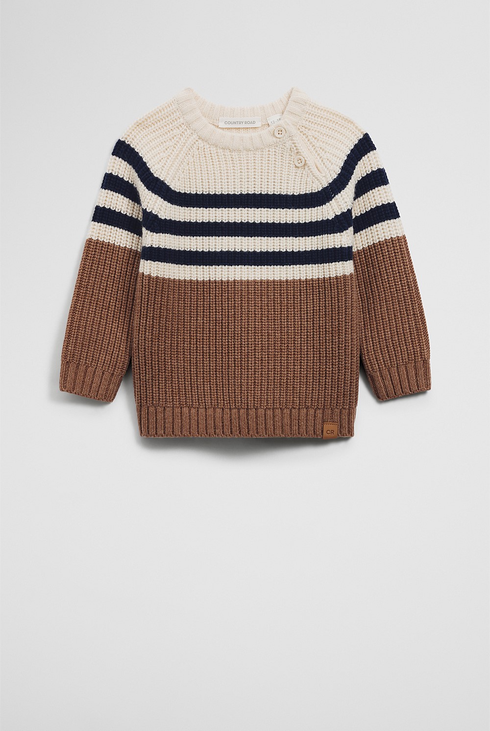 Contrast Stripe Knit