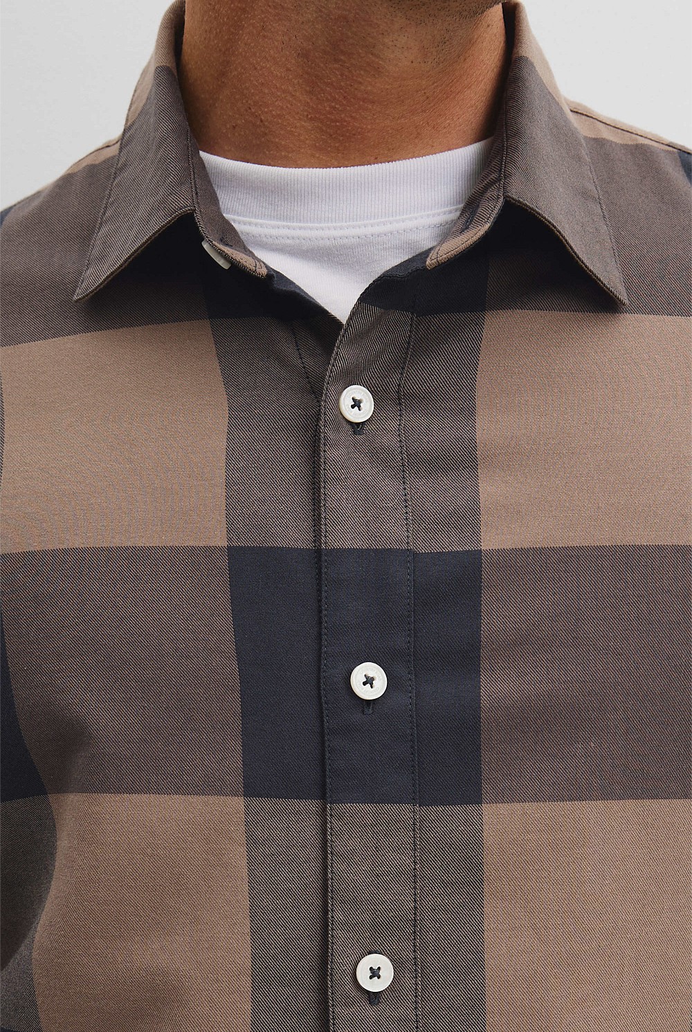 Regular Fit Australian Good Earth Cotton Flannel Shirt