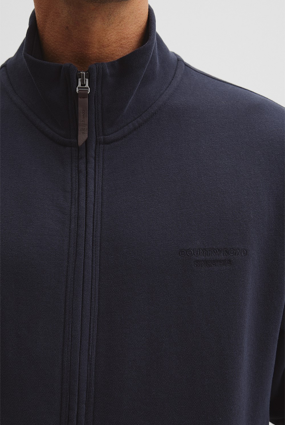 Relaxed Zip Through Sweat