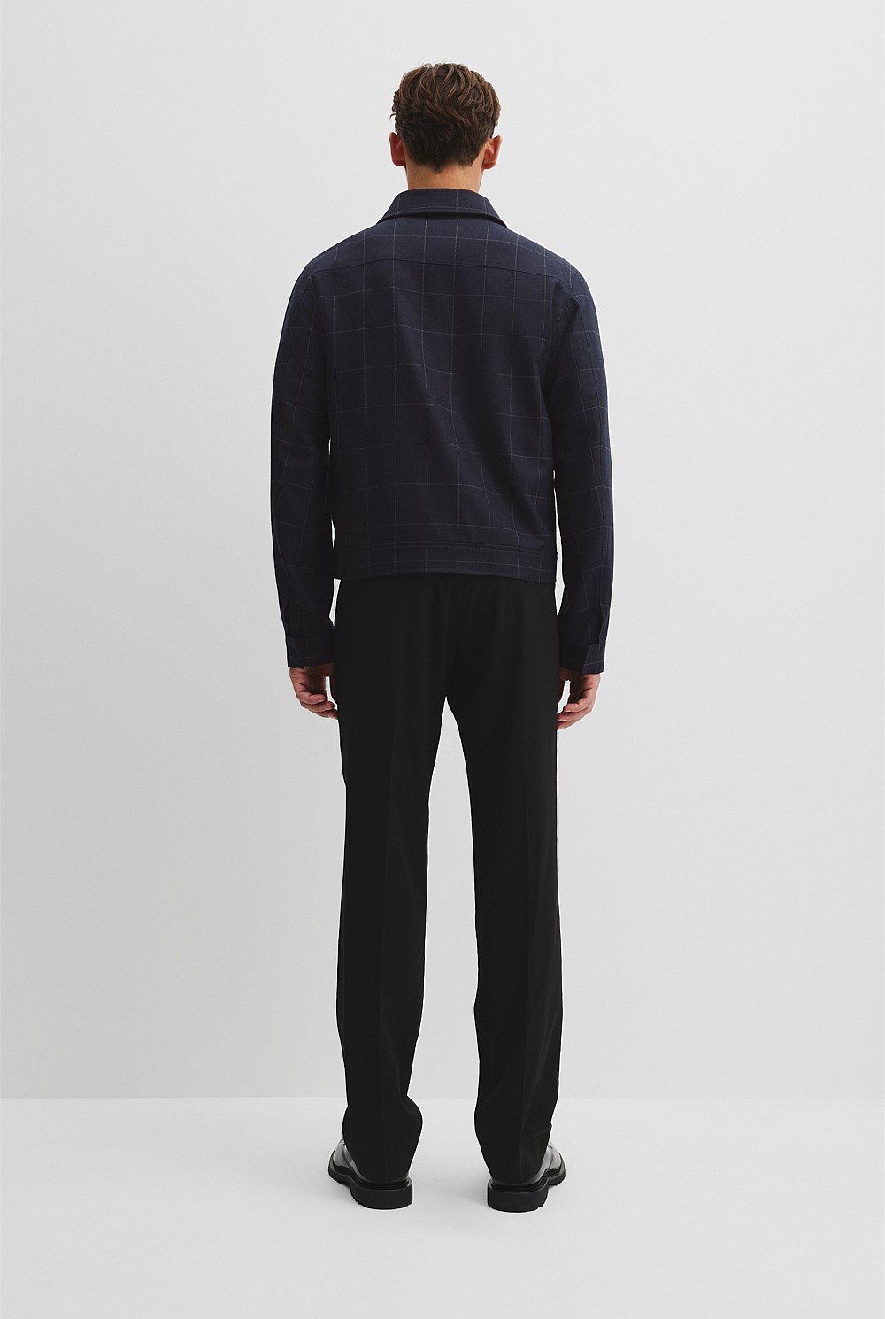 Cotton Wool Check Jacket