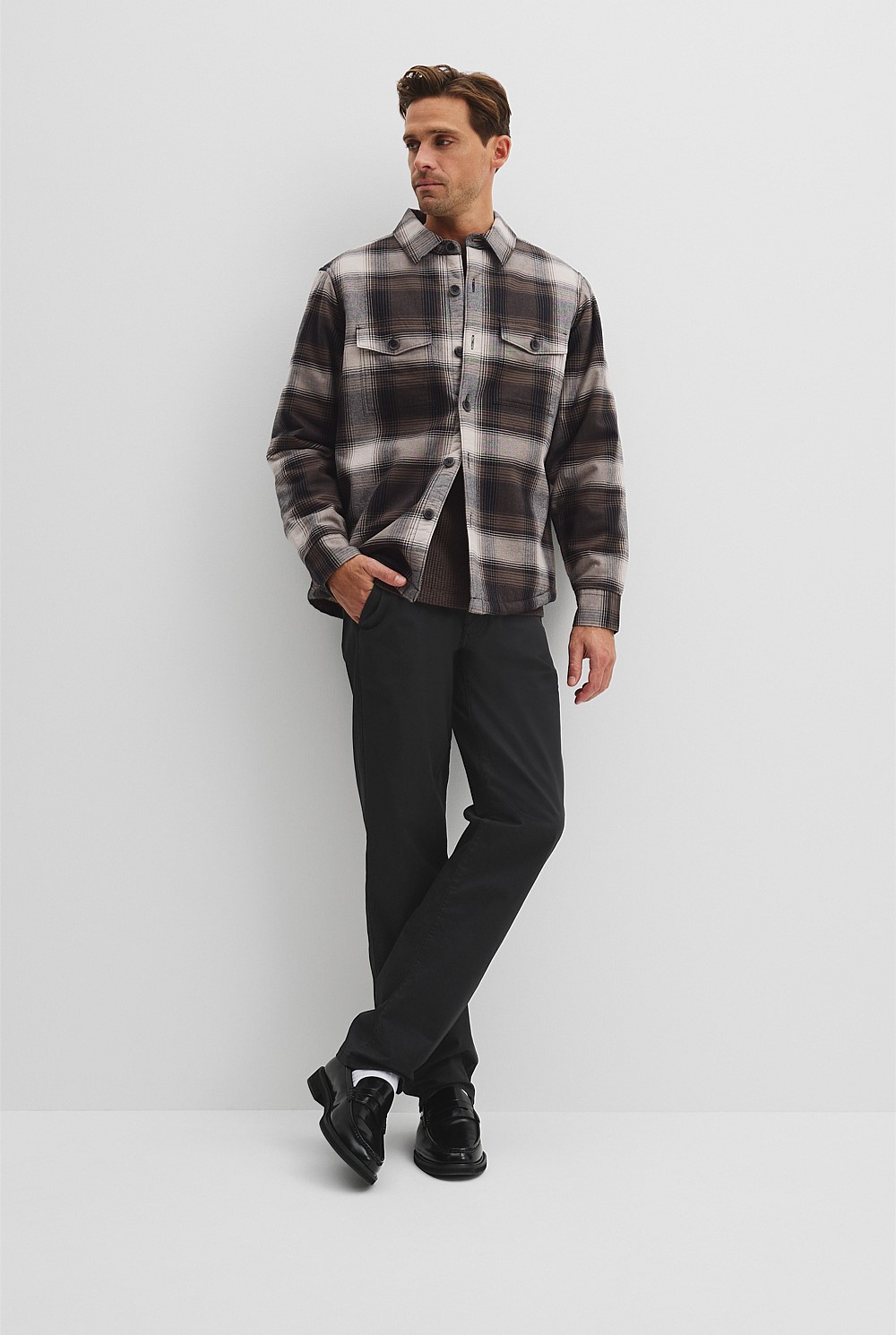 Check Sherpa Jacket
