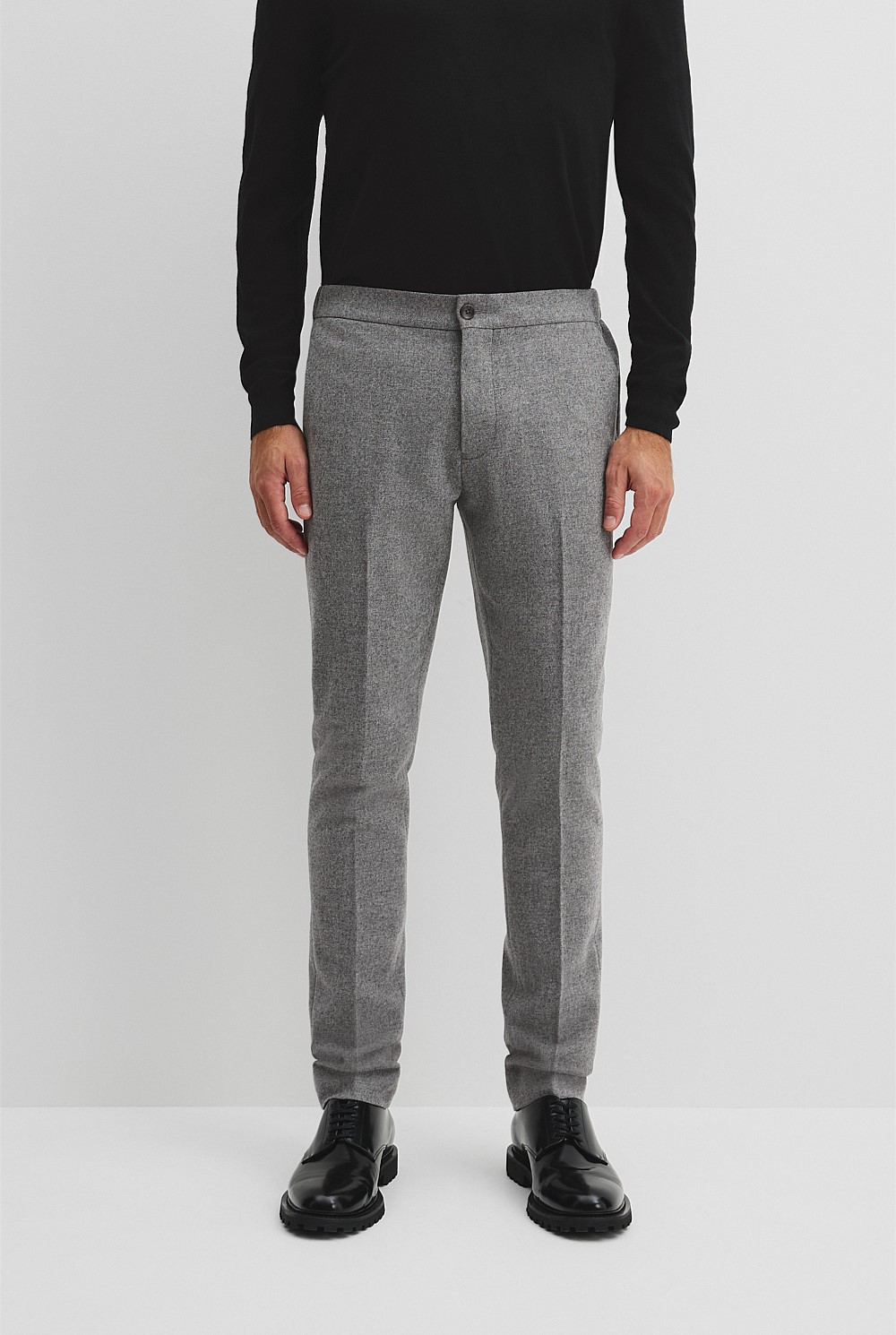 Wool Blend Elasticated Pant
