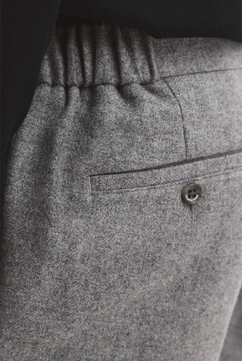 Wool Blend Elasticated Pant
