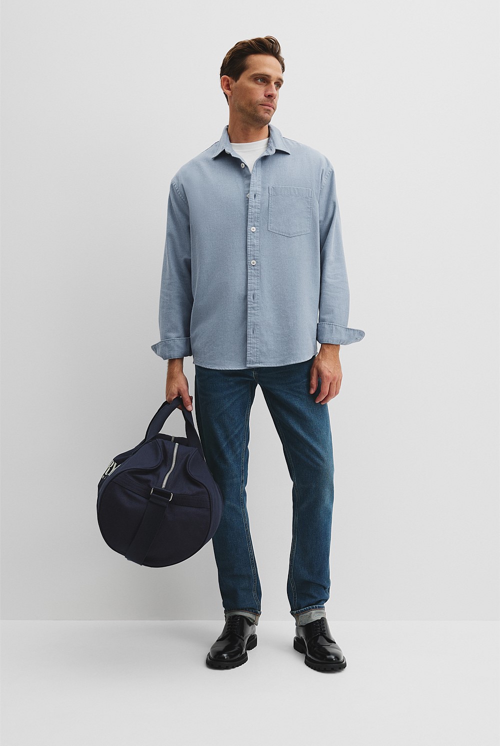 Relaxed Fit Heavy Brushed Shirt