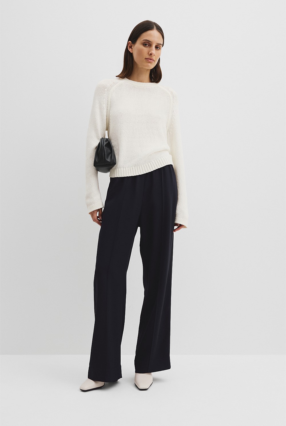 Cotton Wool Crew Knit