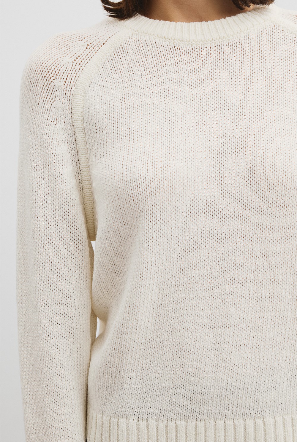 Cotton Wool Crew Knit