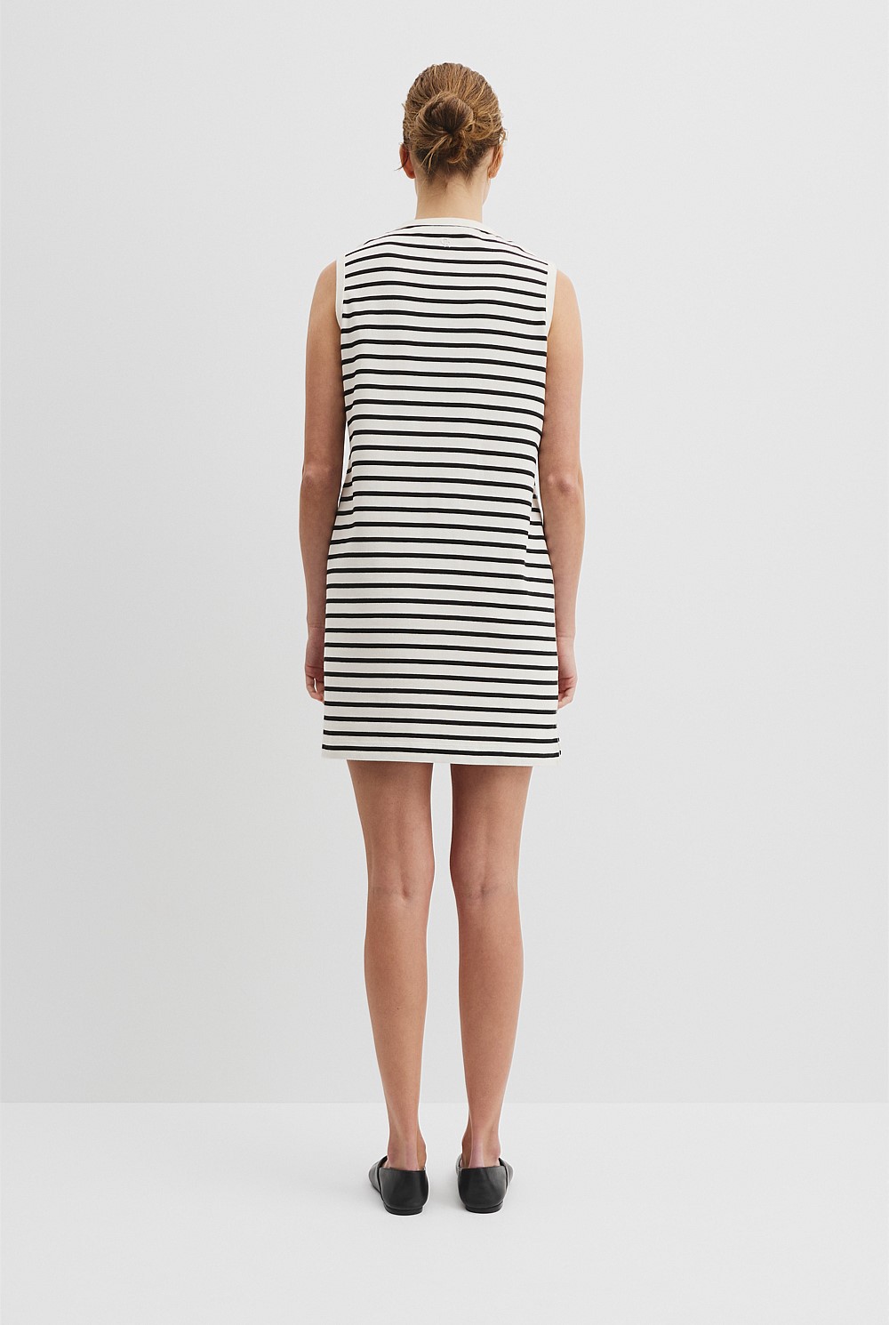 Australian Cotton Stripe Mini Tank Dress