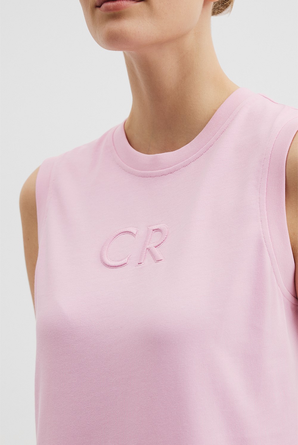 Australian Cotton Logo Tank Dress