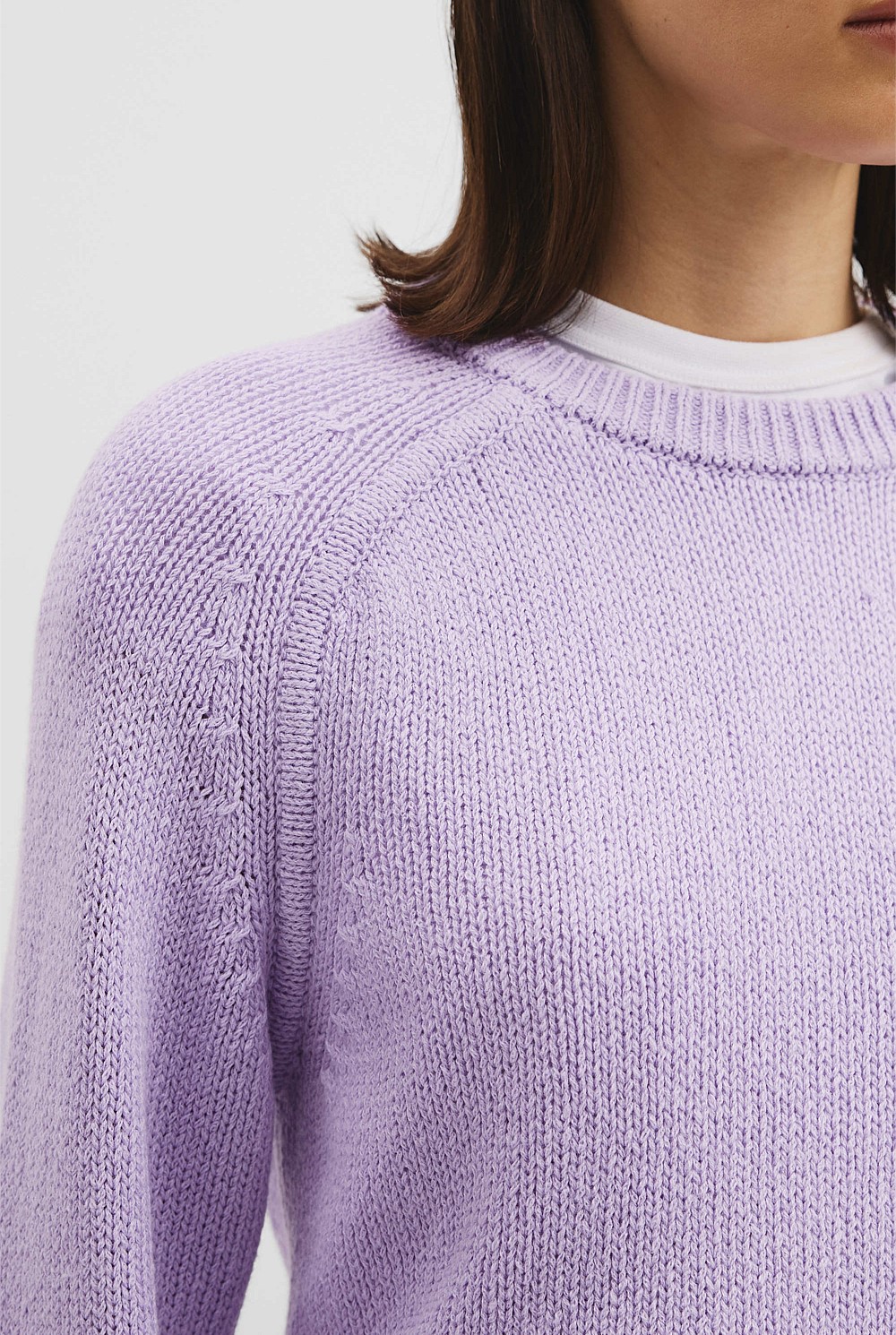 Cotton Wool Crew Knit