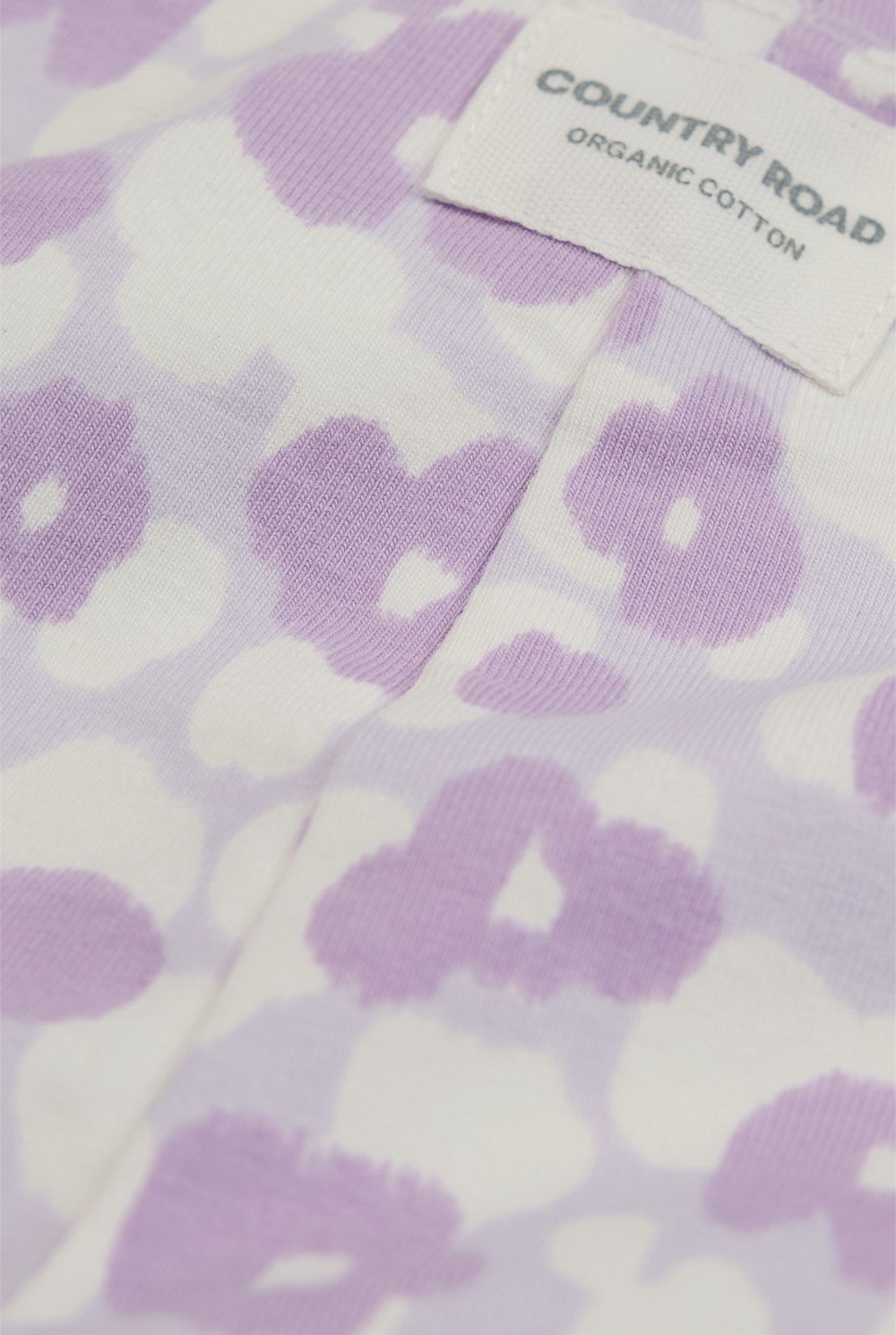 Organically Grown Cotton Blend Flower Legging