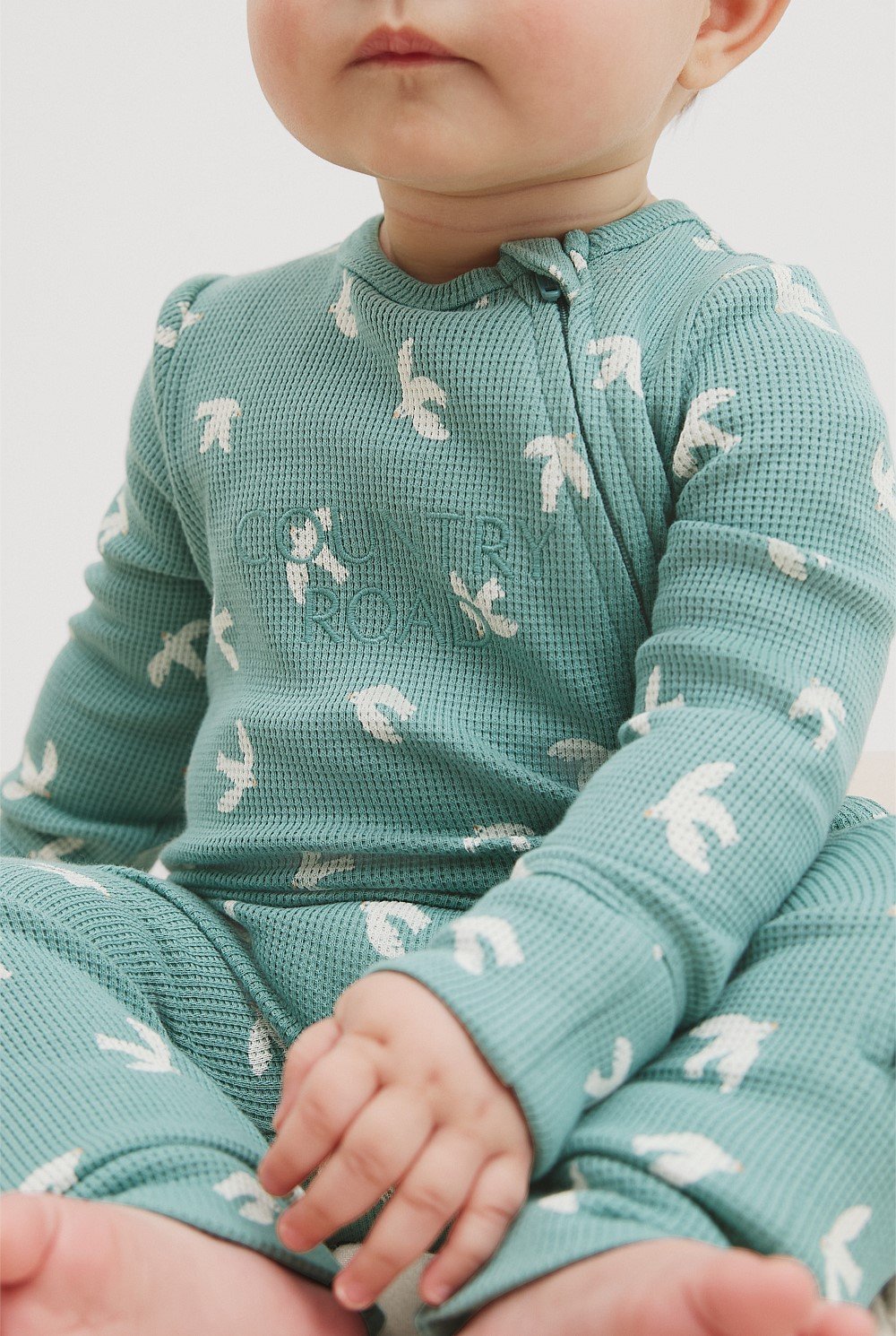 Organically Grown Cotton Waffle Jumpsuit