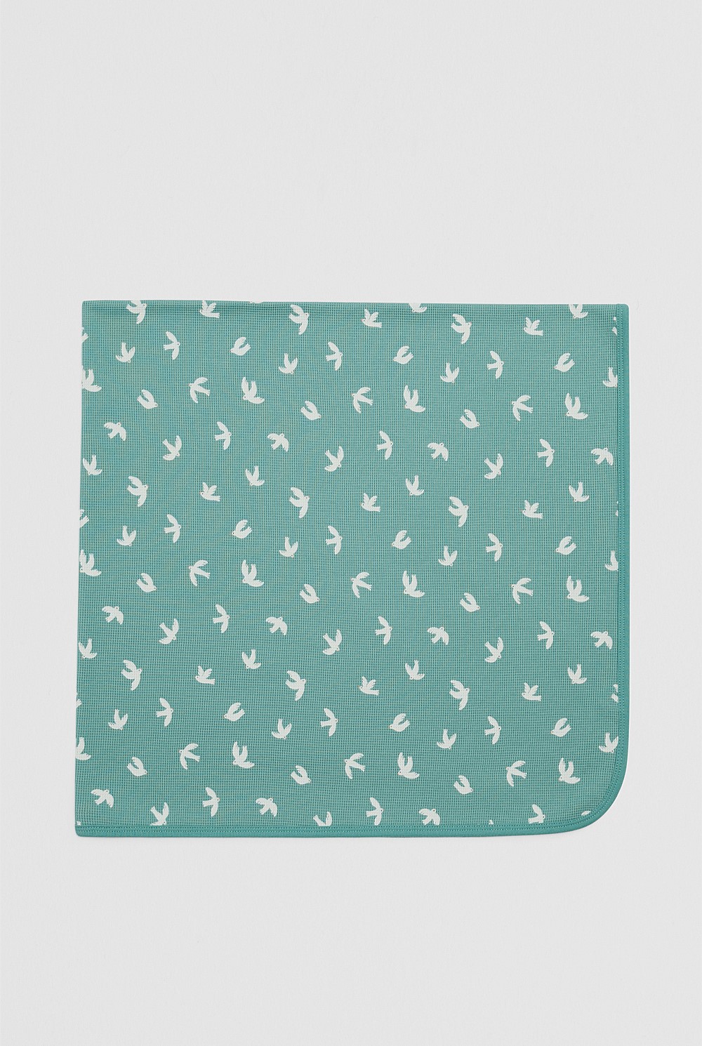 Organically Grown Cotton Waffle Blanket