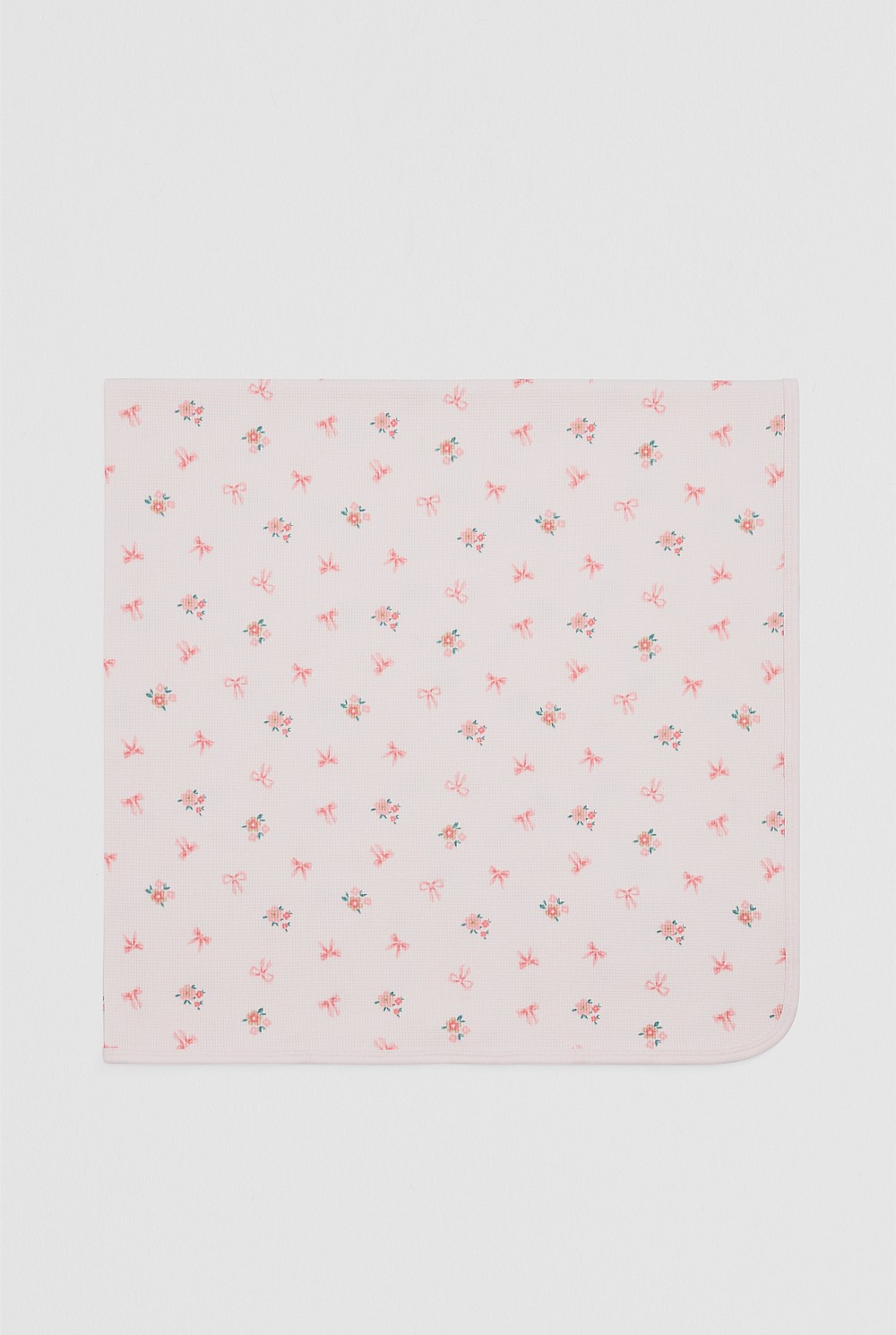Organically Grown Cotton Waffle Blanket