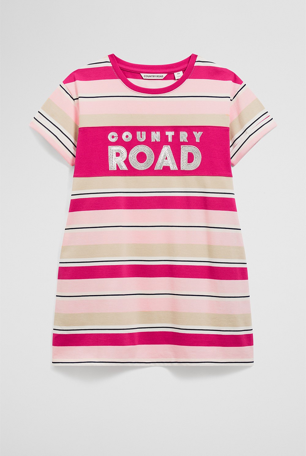 Organically Grown Cotton T-Shirt Logo Dress