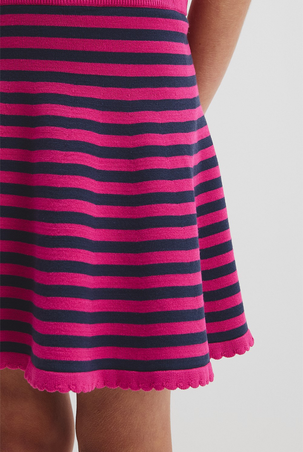 Stripe Knit Skirt