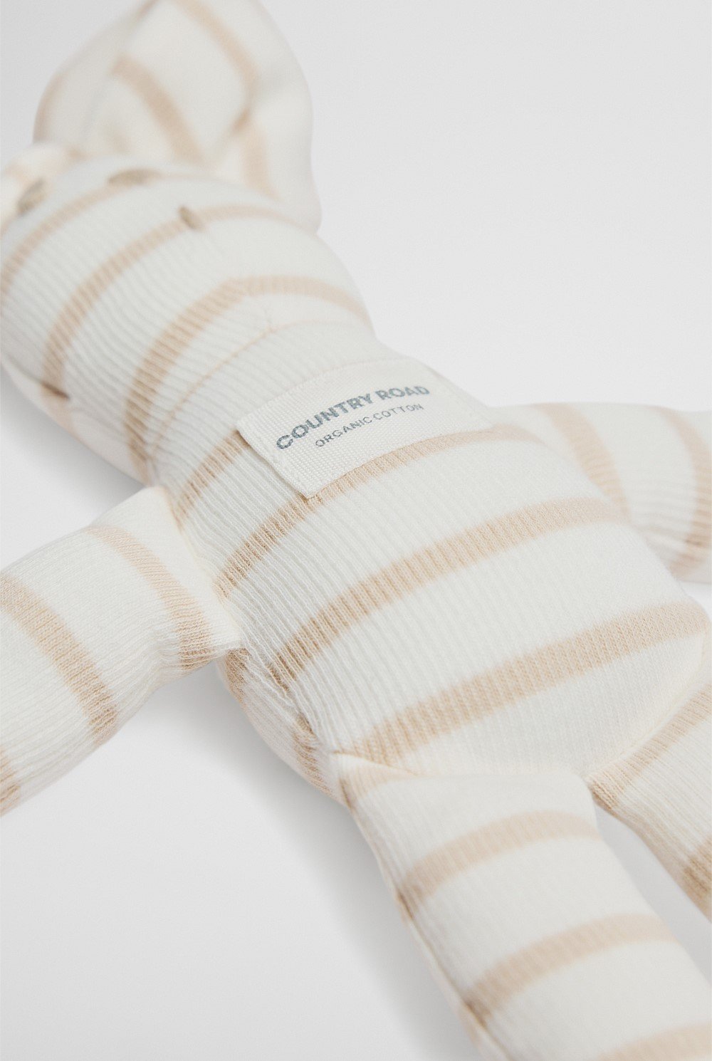 Organically Grown Cotton Stripe Rib Bunny