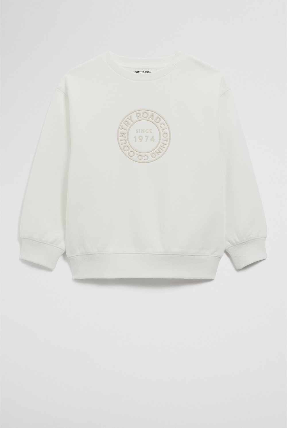 Australian Cotton Oversized Circle Logo Sweat
