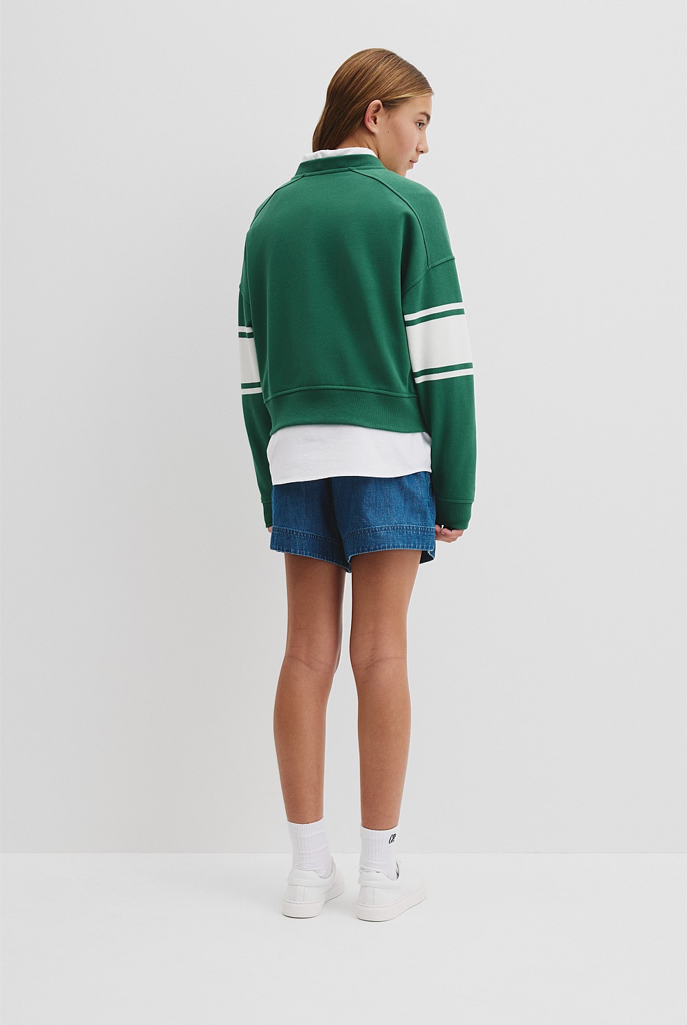 Teen Australian Cotton Varsity Sweat