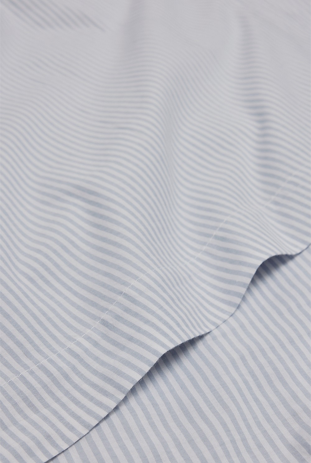 Brae Australian Cotton Stripe King Flat Sheet
