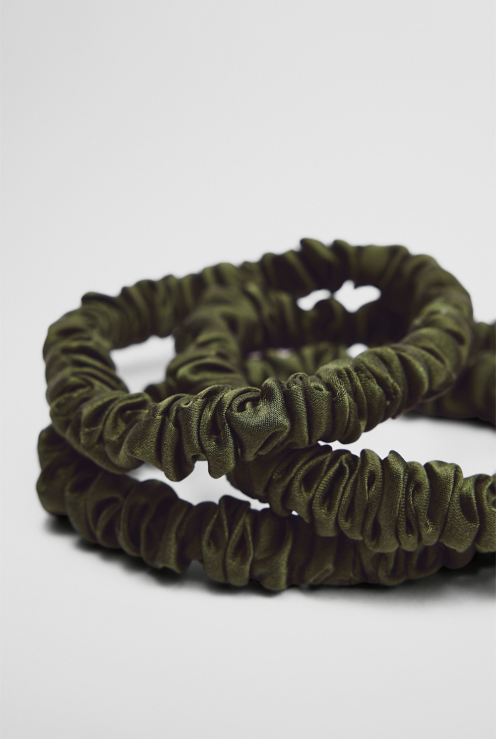 Small Silk Scrunchie Pack of 3
