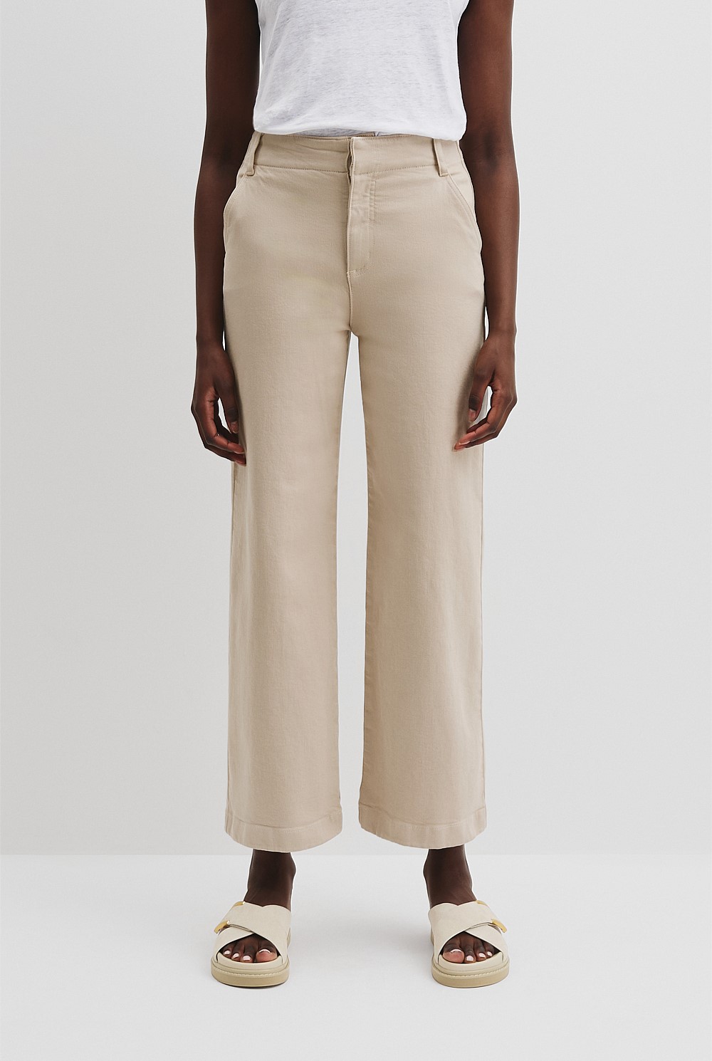 High Rise Wide Leg Jean