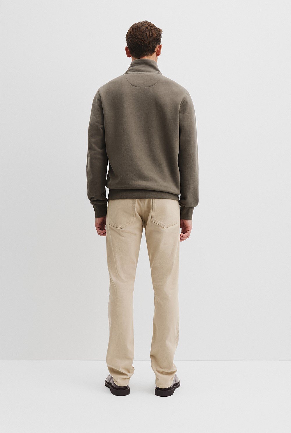 Verified Australian Cotton Half Zip Heritage Sweat