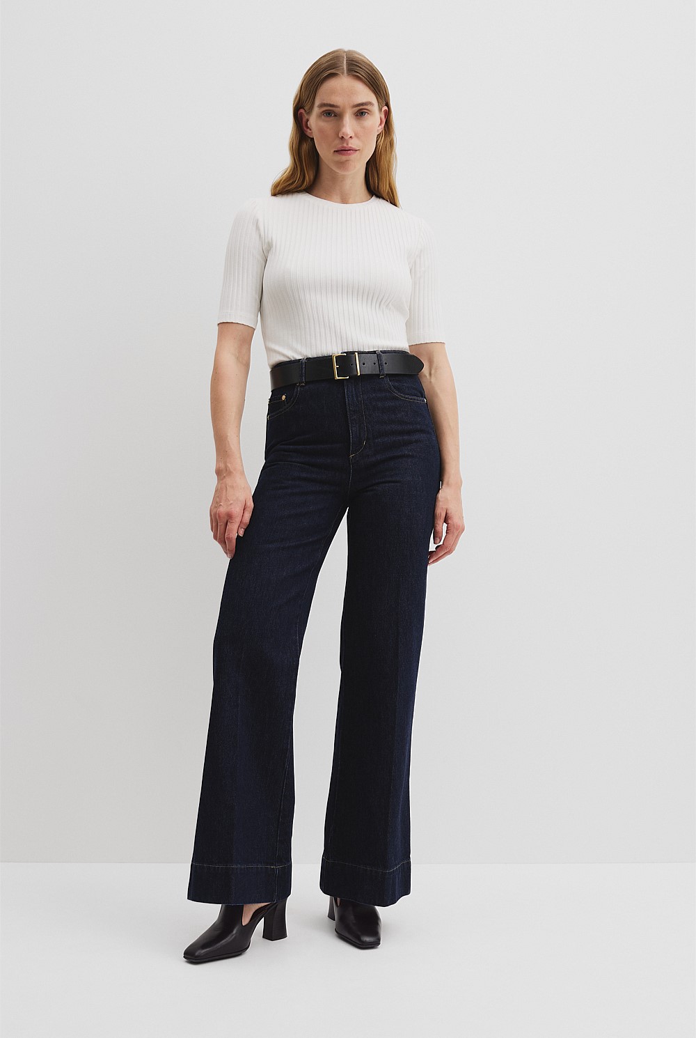 Short Sleeve Rib T-Shirt