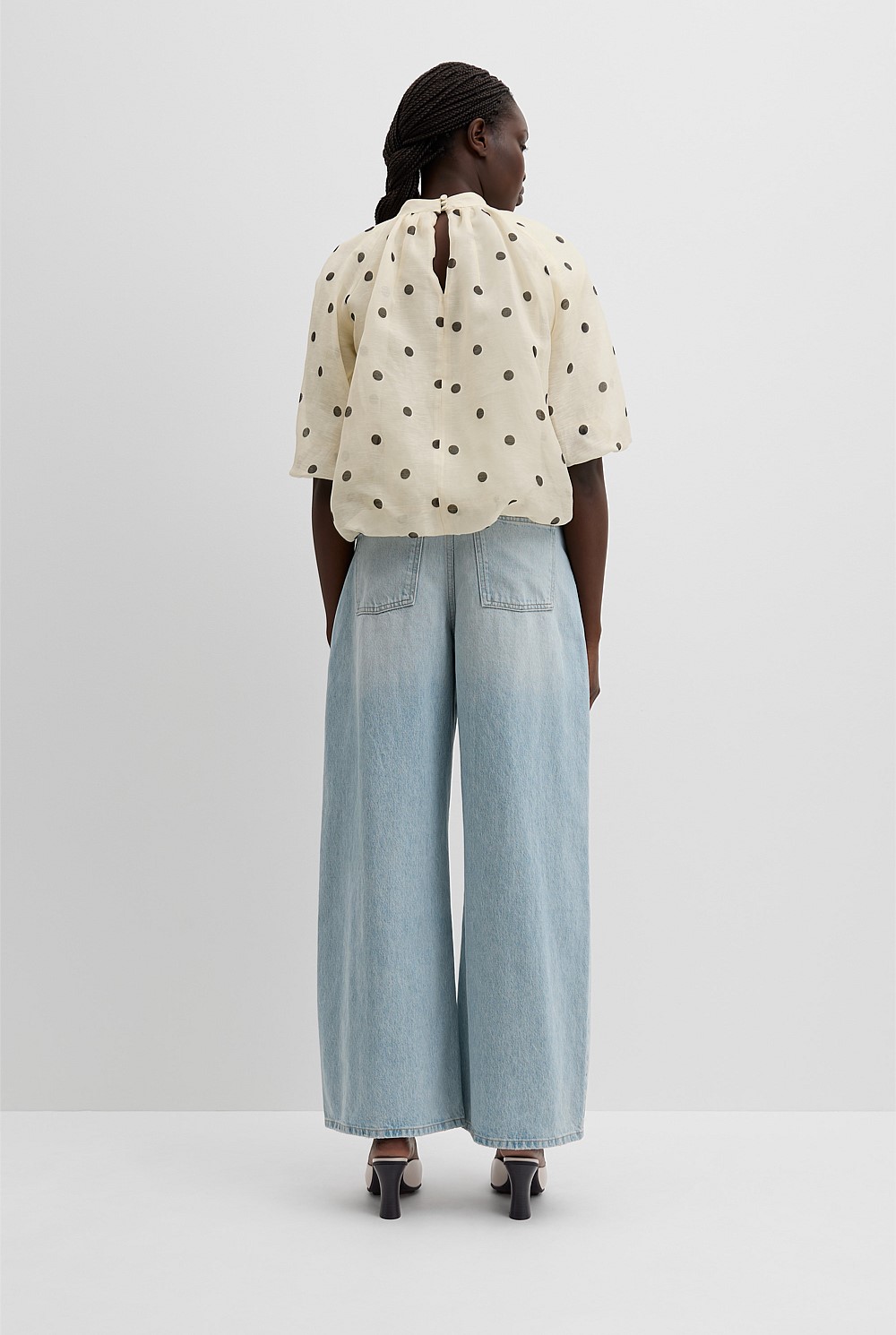 Print Voluminous Blouse