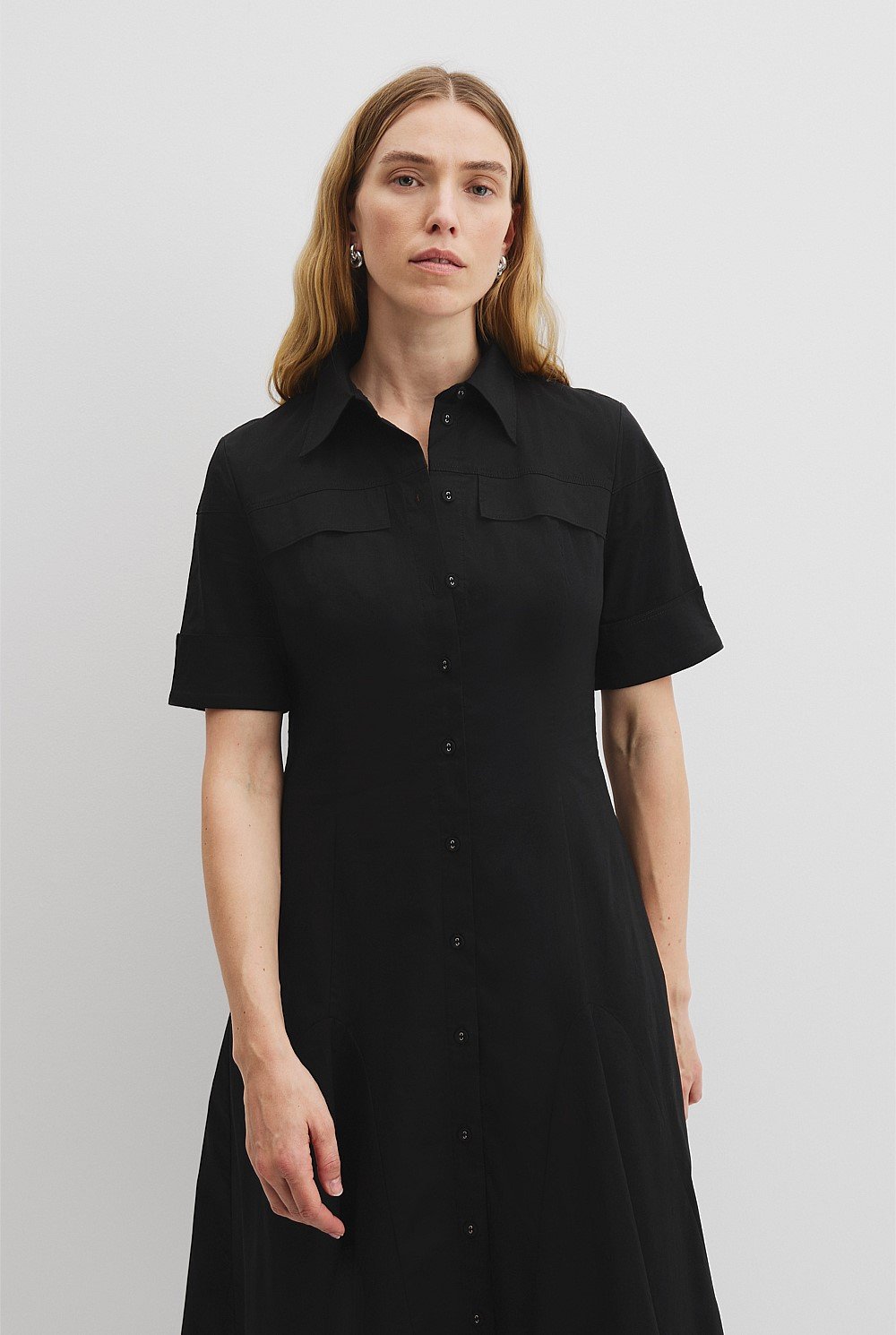 Australian Cotton Lady Like Shirt Dress