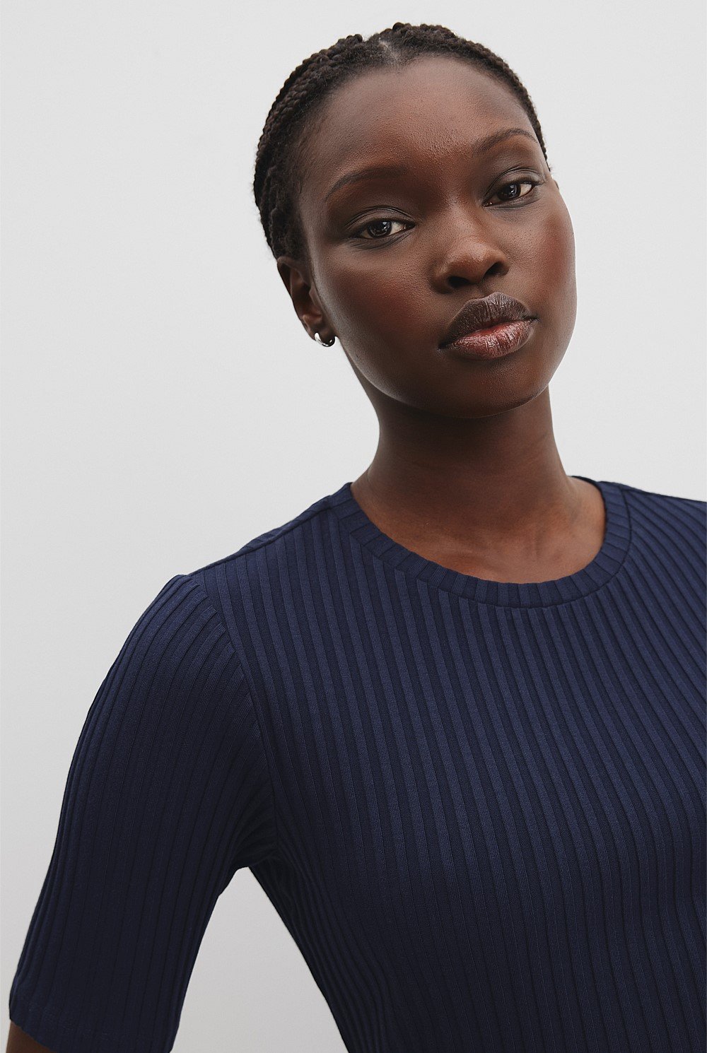 Short Sleeve Rib T-Shirt