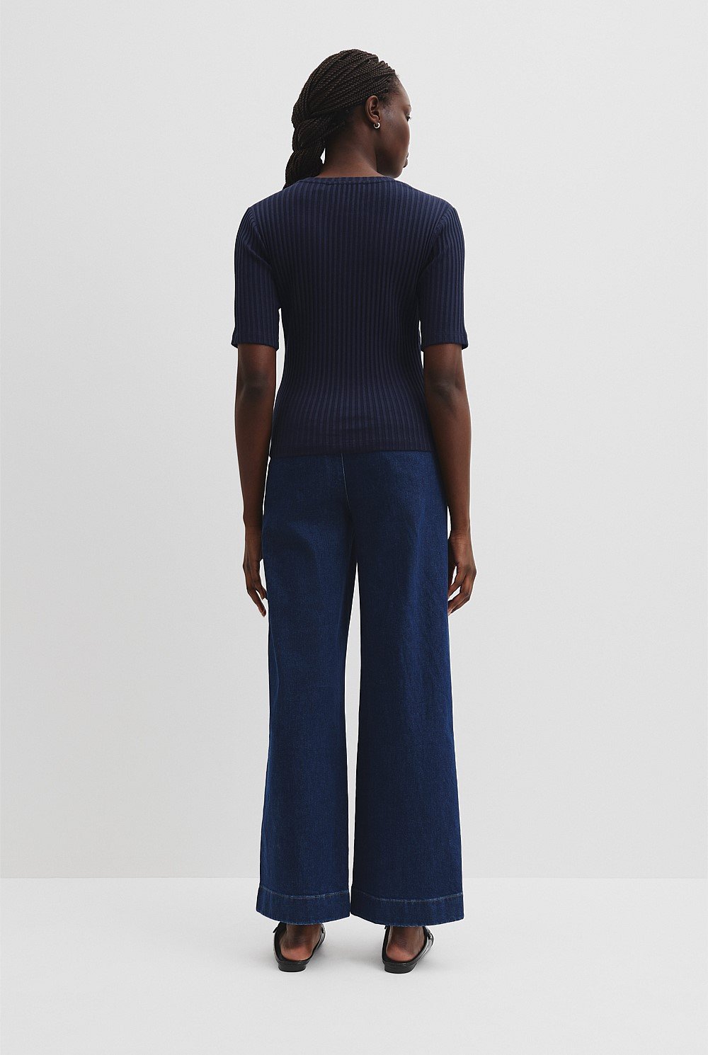Short Sleeve Rib T-Shirt