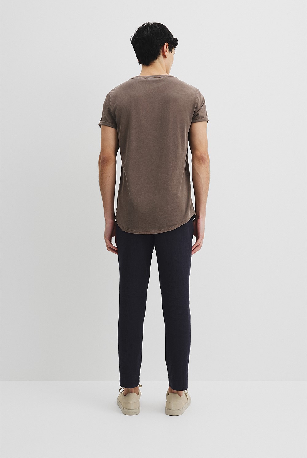 Australian Cotton Longline Garment Dye T-Shirt