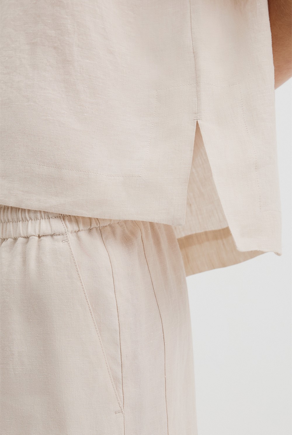 Organically Grown Linen Short Sleeve Shirt