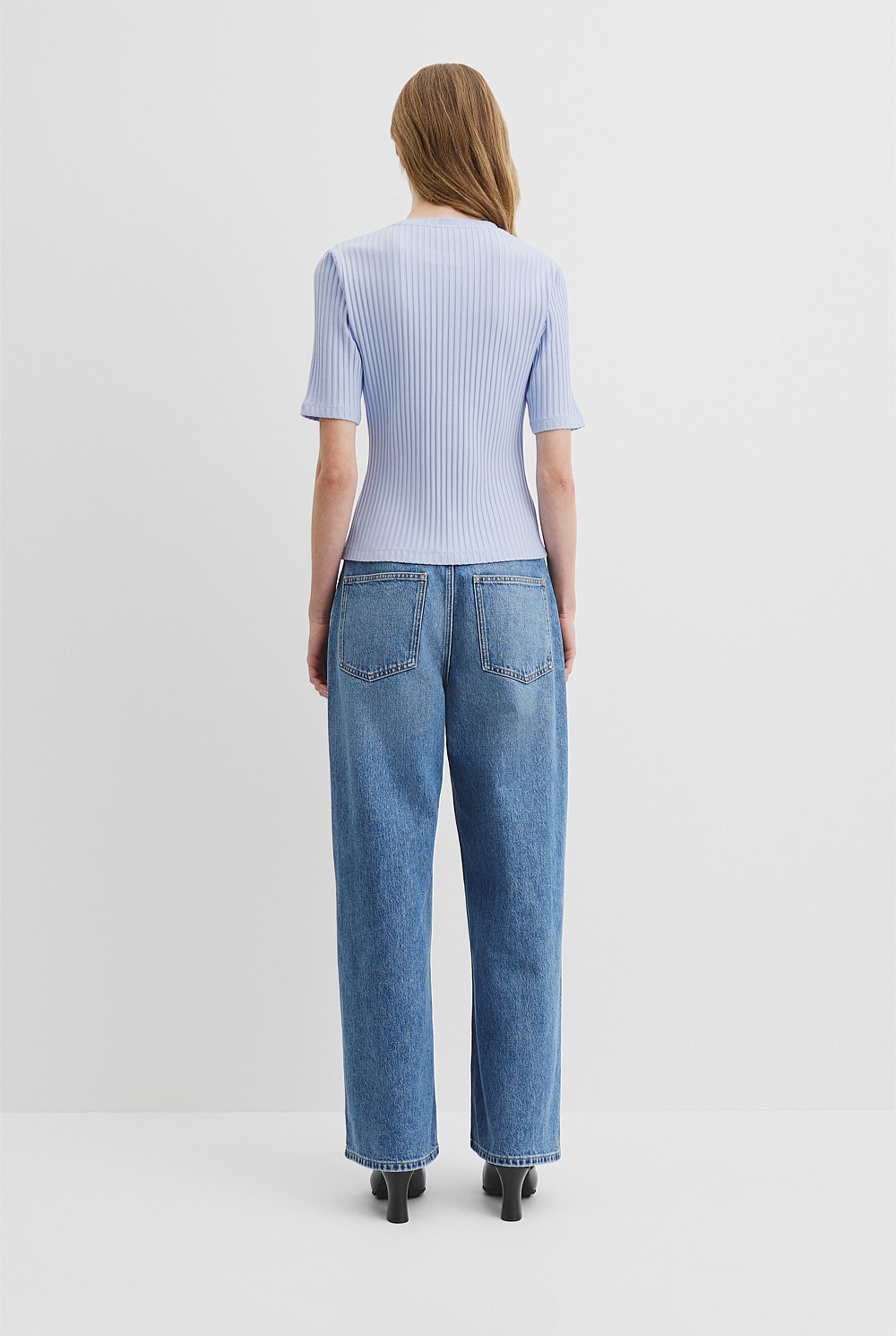Short Sleeve Rib T-Shirt