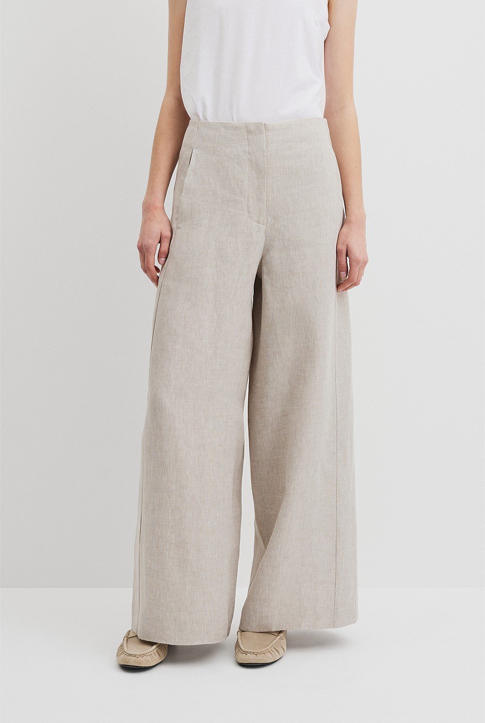Linen Panel Pant