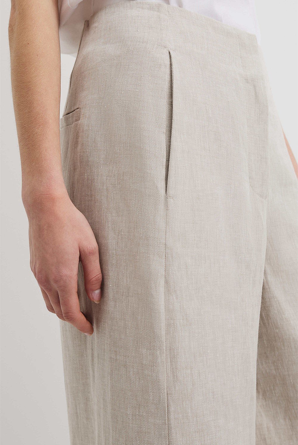 Linen Panel Pant