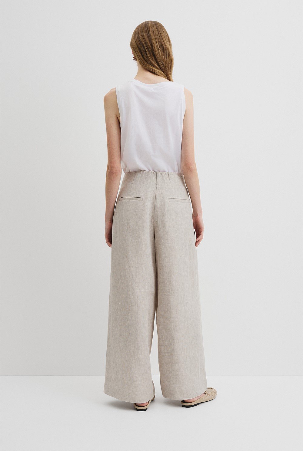 Linen Panel Pant